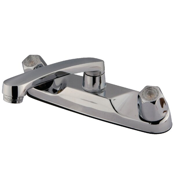 KF101AP 8" Centerset Kitchen Faucet, Polished Chrome